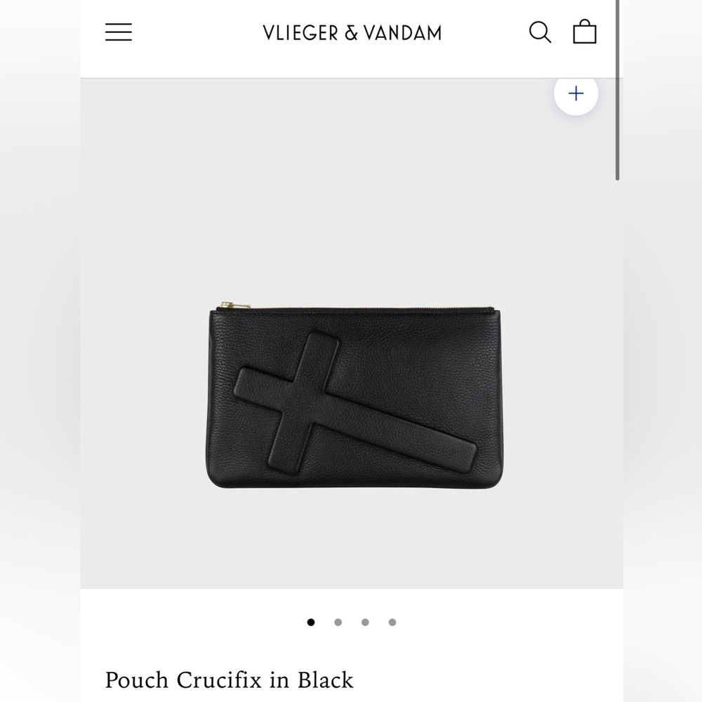 Vlieger & Vandam Pouch Crucifix Cross Clutch bag